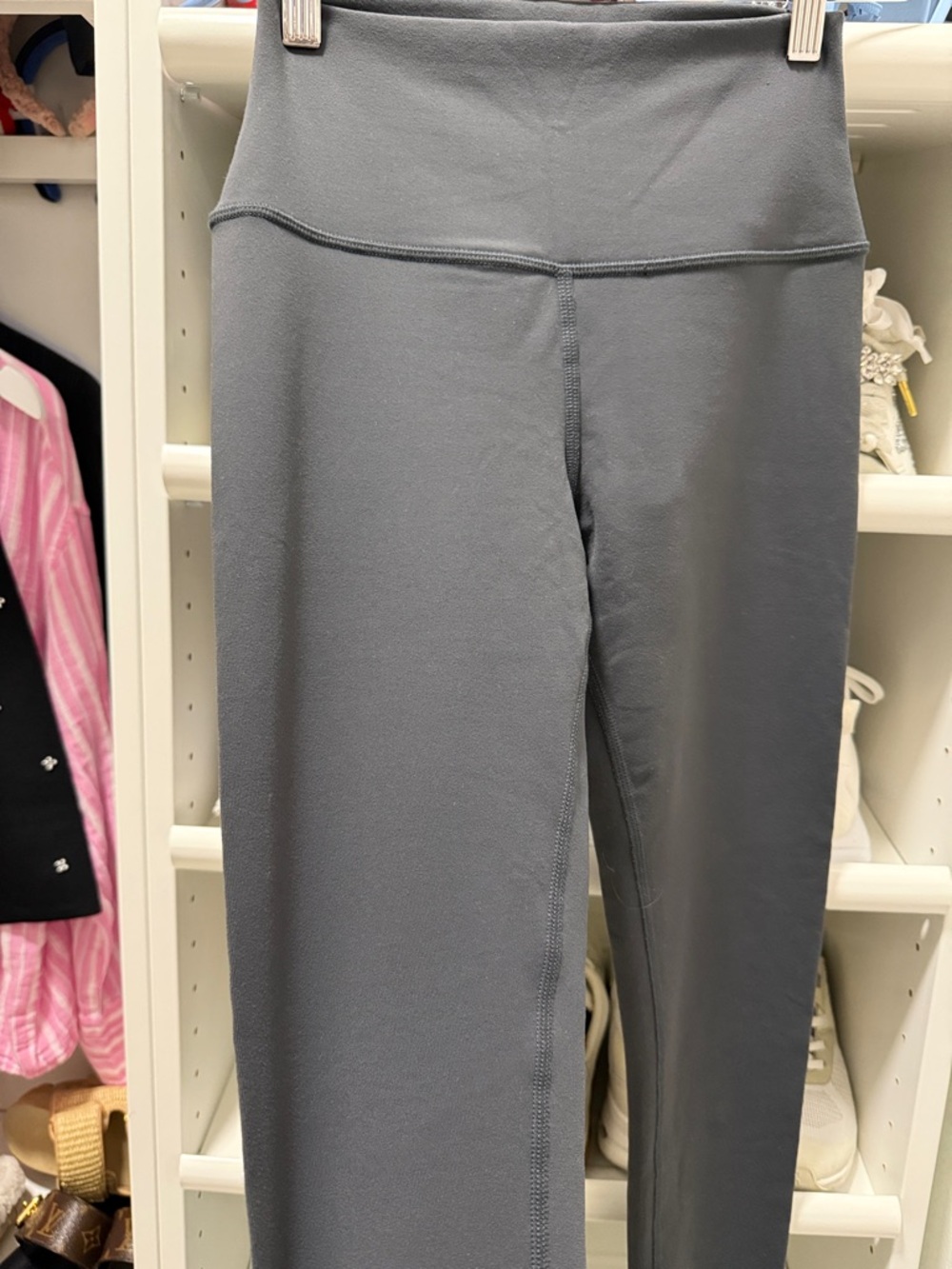ALO Yoga Women's Gray High-Rise Leggings